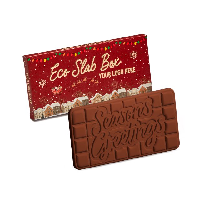 Winter Collection – Eco Slab Box – Milk Chocolate³